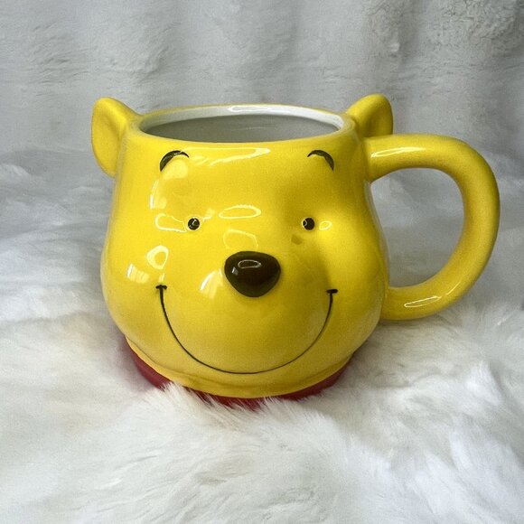 NEW Disney Winnie‎ the Pooh | 3D Sculpted Mug - Yellow - Picture 1 of 5